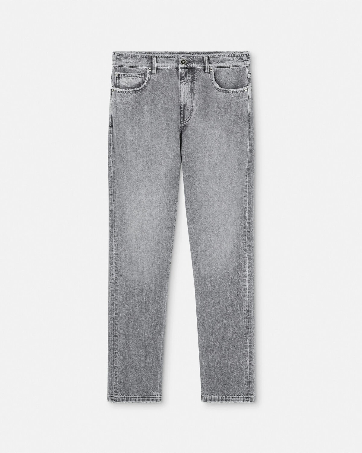 Frayed Regular-Fit Jeans - 1