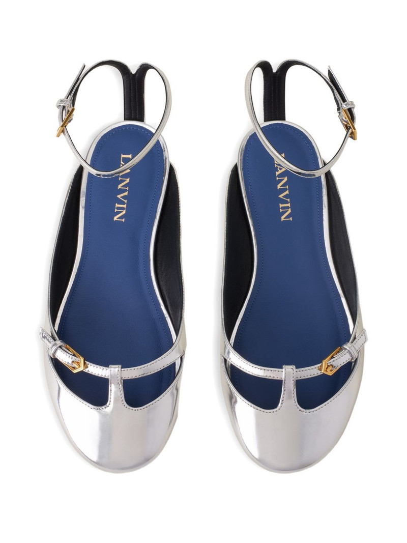 buckle ankle-strap ballet flats 4