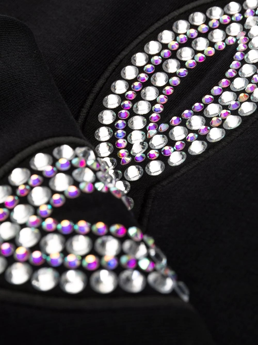 crystal-embellished joggers - 7