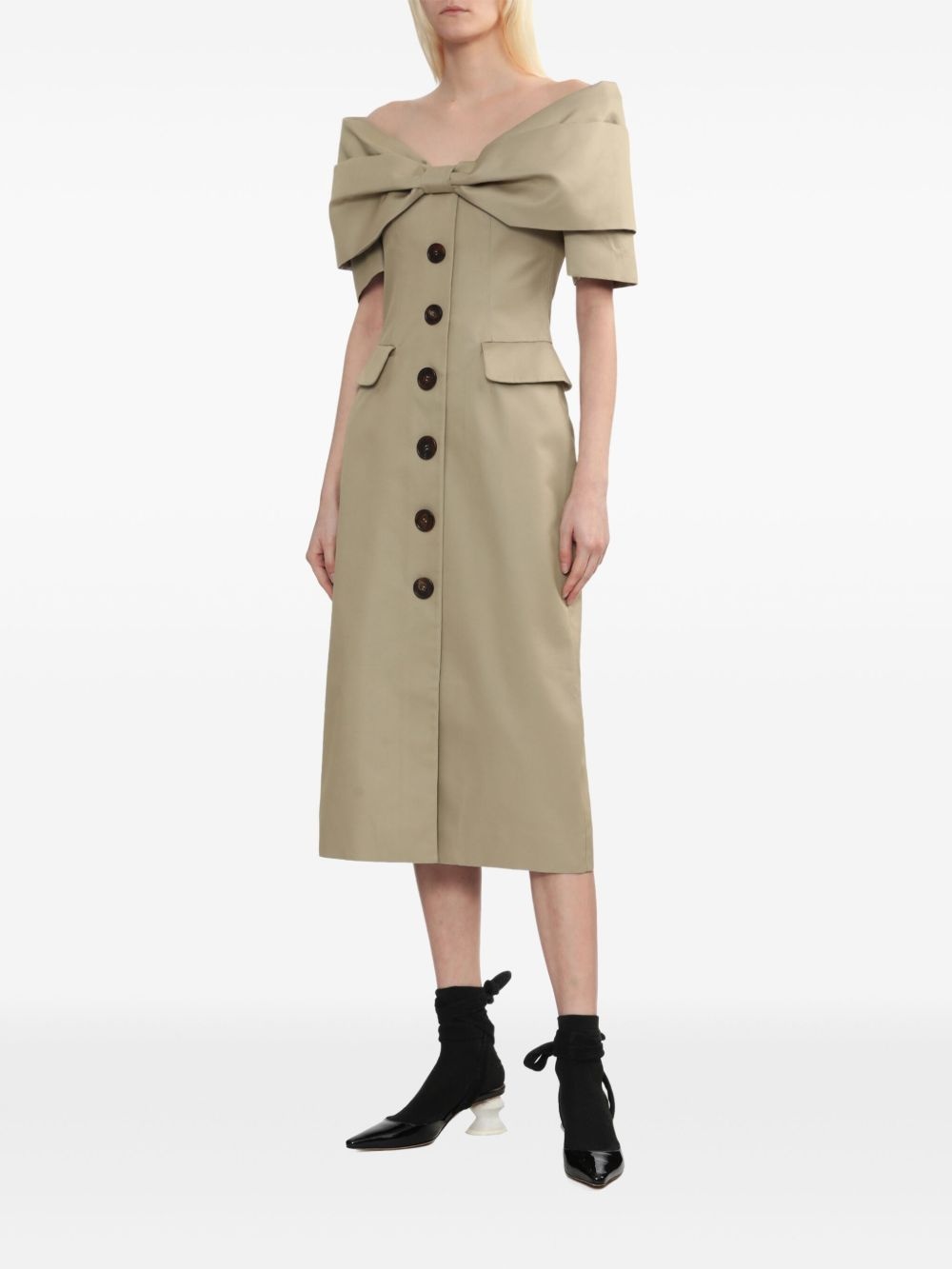 oversize bow dress - 3