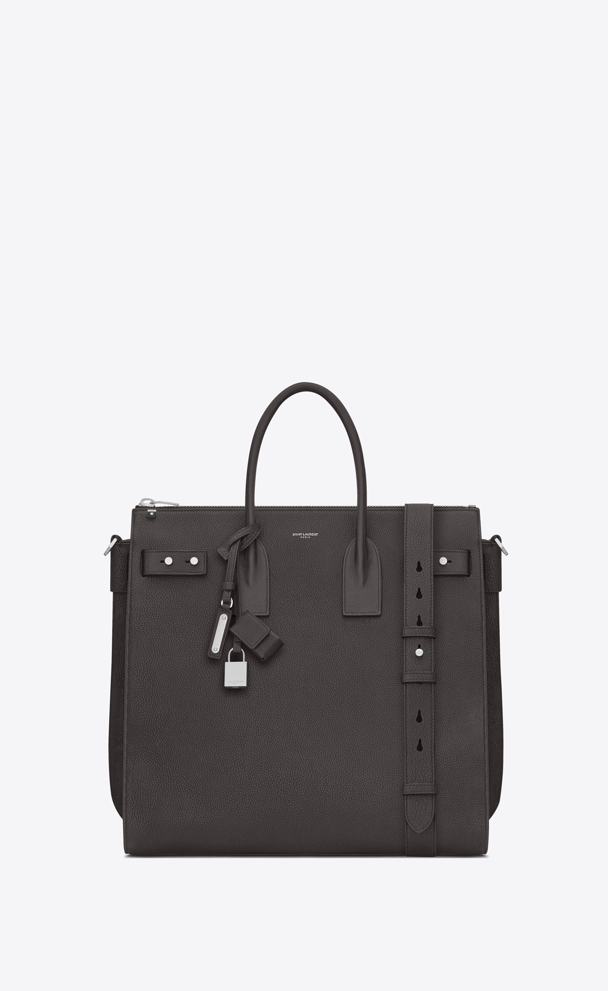 sac de jour north/south in grained leather - 1