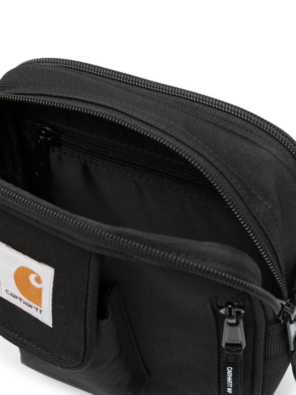 Essentials logo-patch messenger bag - 5