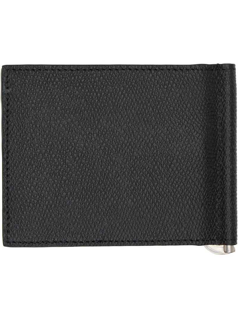 Valentino Black VLogo Signature Bifold Wallet outlook