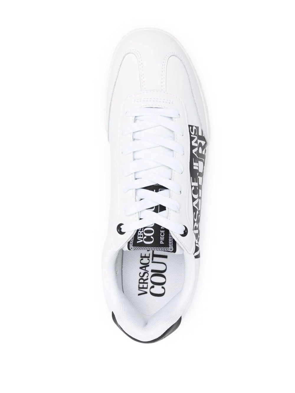 logo-print low-top sneakers - 4