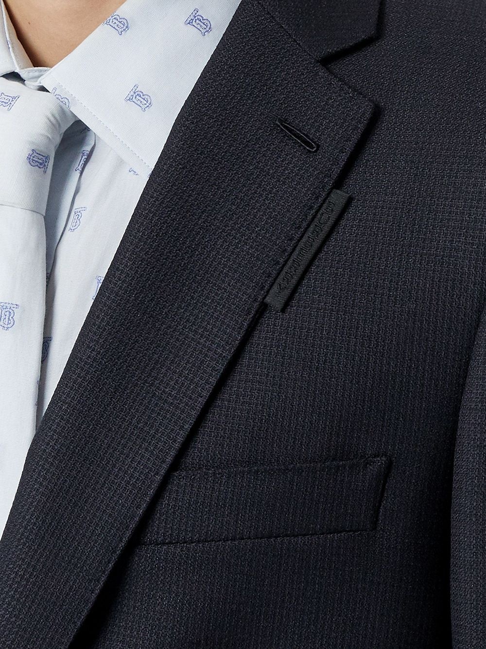 English Fit Triple Stud Wool Mohair Tailored Jacket - 5