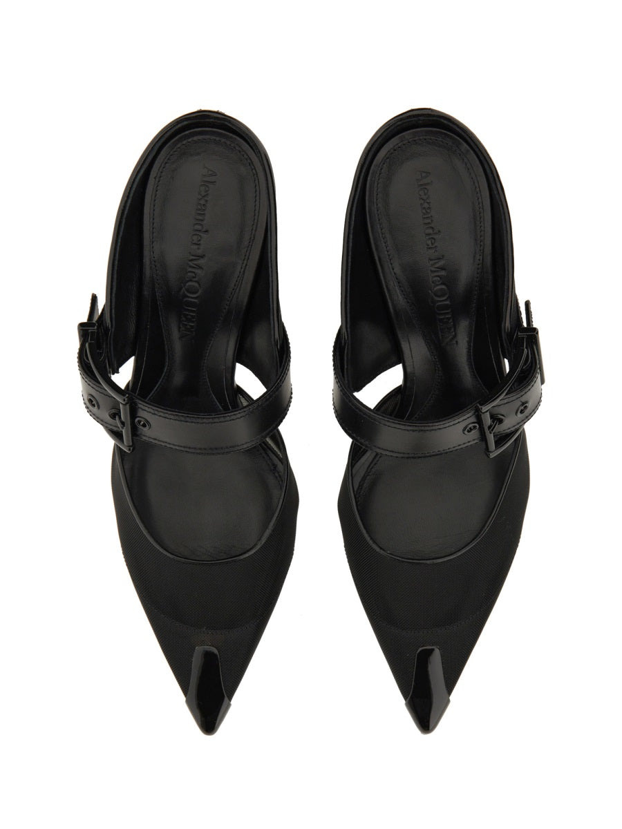 Alexander Mcqueen Women Punk Sandal With Buckle - 2