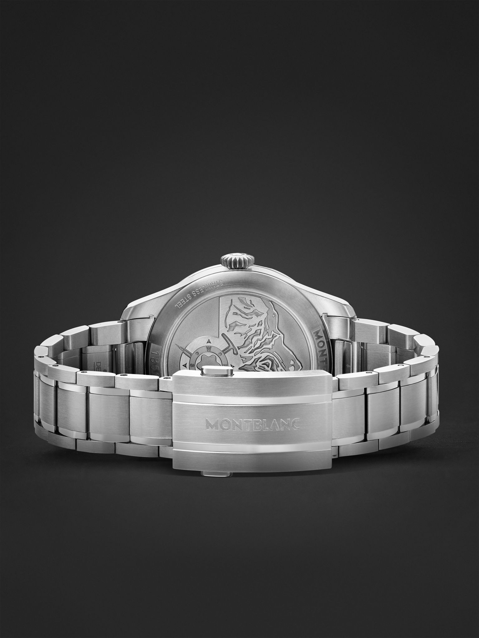 1858 0 Oxygen The 8000 Automatic 41mm Stainless Steel Watch, Ref. No. MB130984 Gray - 6