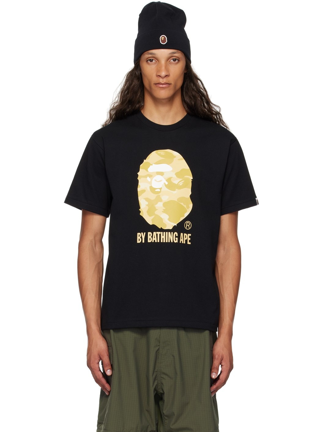 Black Color Camo 'By Bathing Ape' T-Shirt - 1