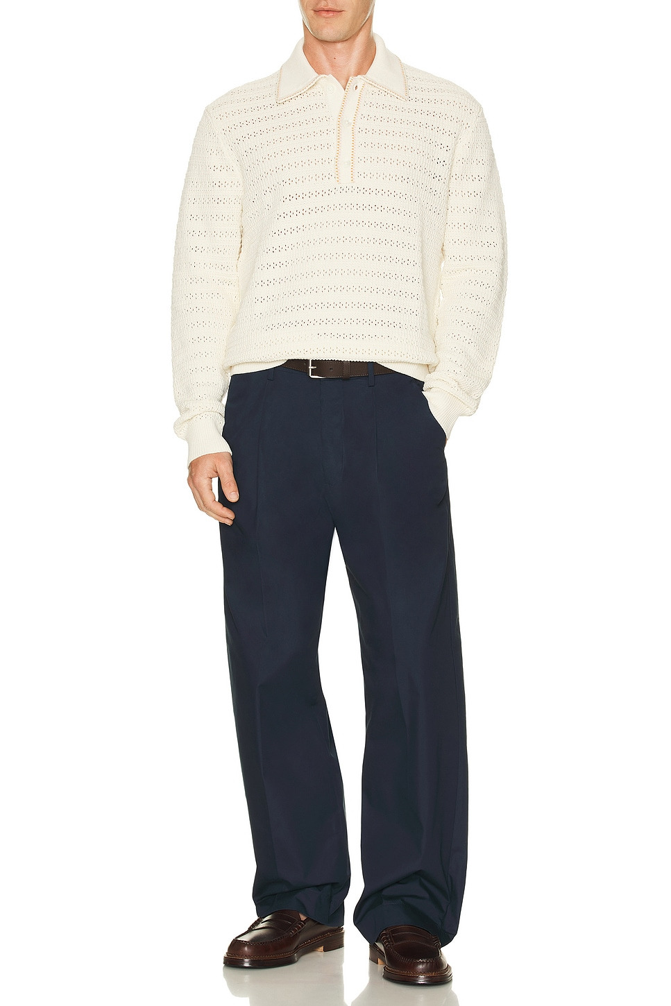 Josh Long Sleeve Polo 6636 - 4