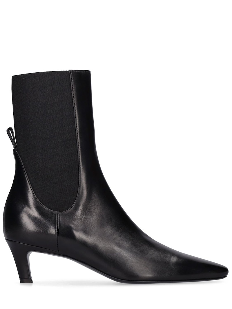50mm Leather ankle boots - 1
