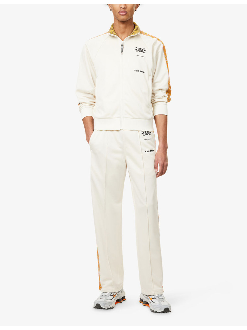 TOGA VIRILIS TOGA x UMBRO Logo-Embroidered Woven Jogging Bottoms outlook