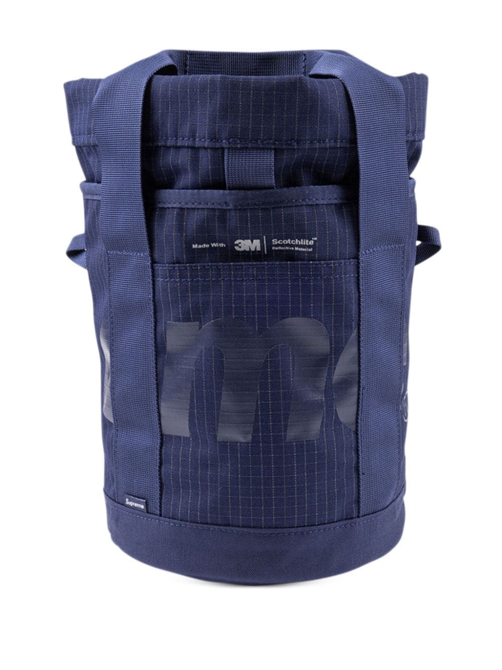 box-logo ripstop cinch bag - 2
