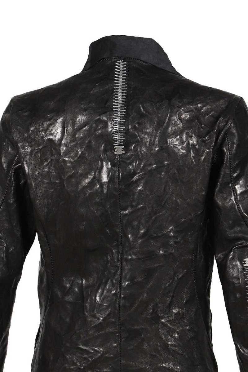 IMPARABLE HIGH NECK ASYMETRIC JACKET / NOIR 6