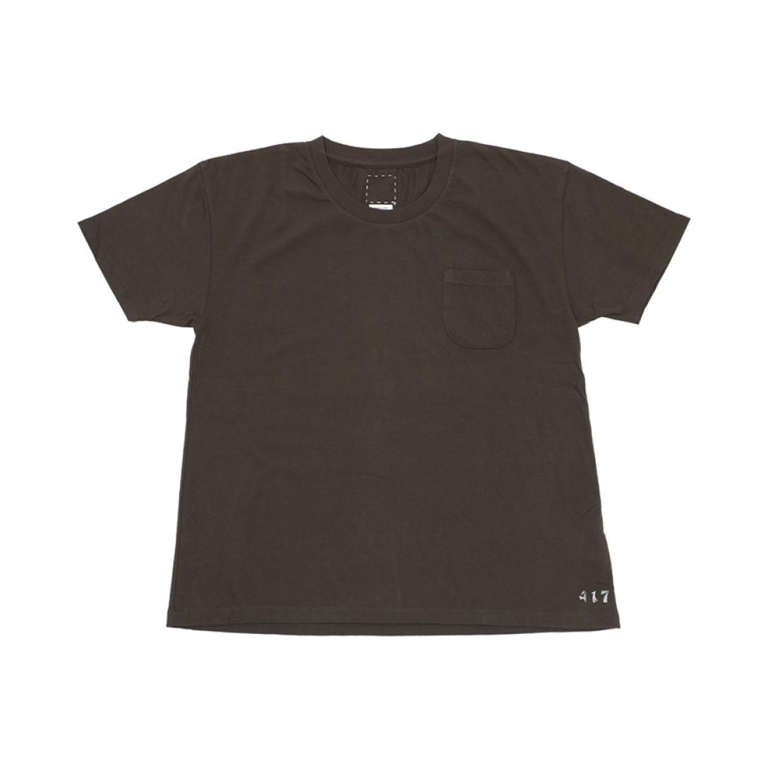 JUMBO TEE S/S STENCIL BLACK - 1