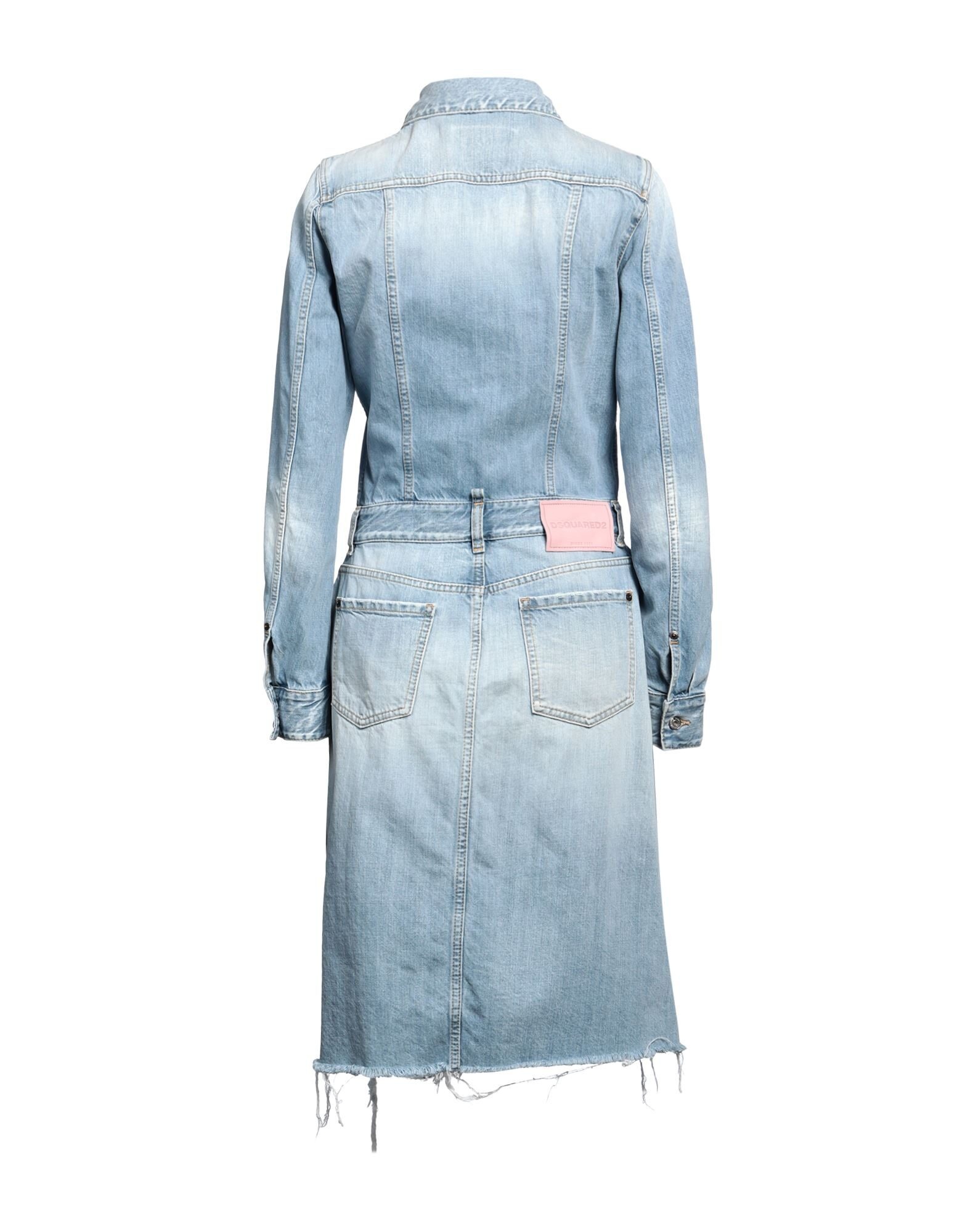 Blue Women's Denim Dress - 2