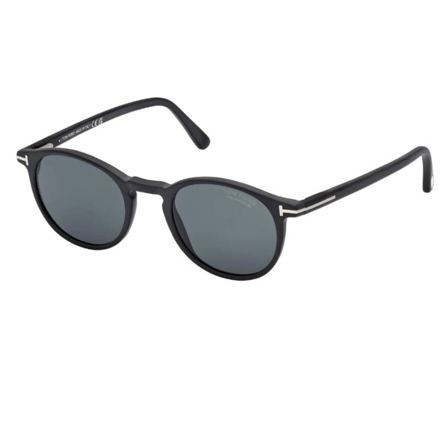 Tom Ford Andrea-02 Blue Oval Men's Sunglasses FT0539 02V 48 - 2