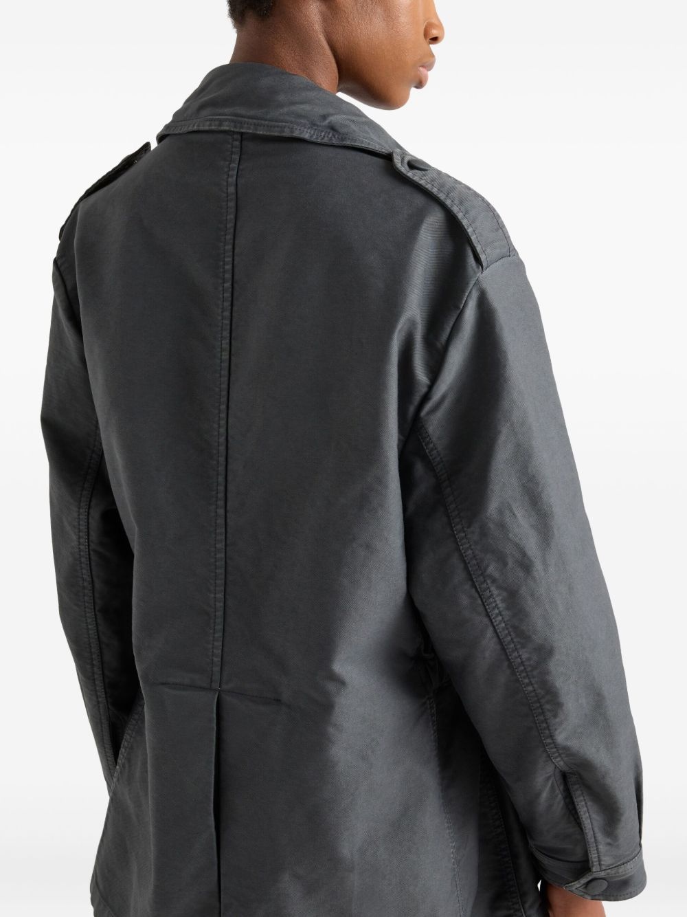cotton safari jacket - 6