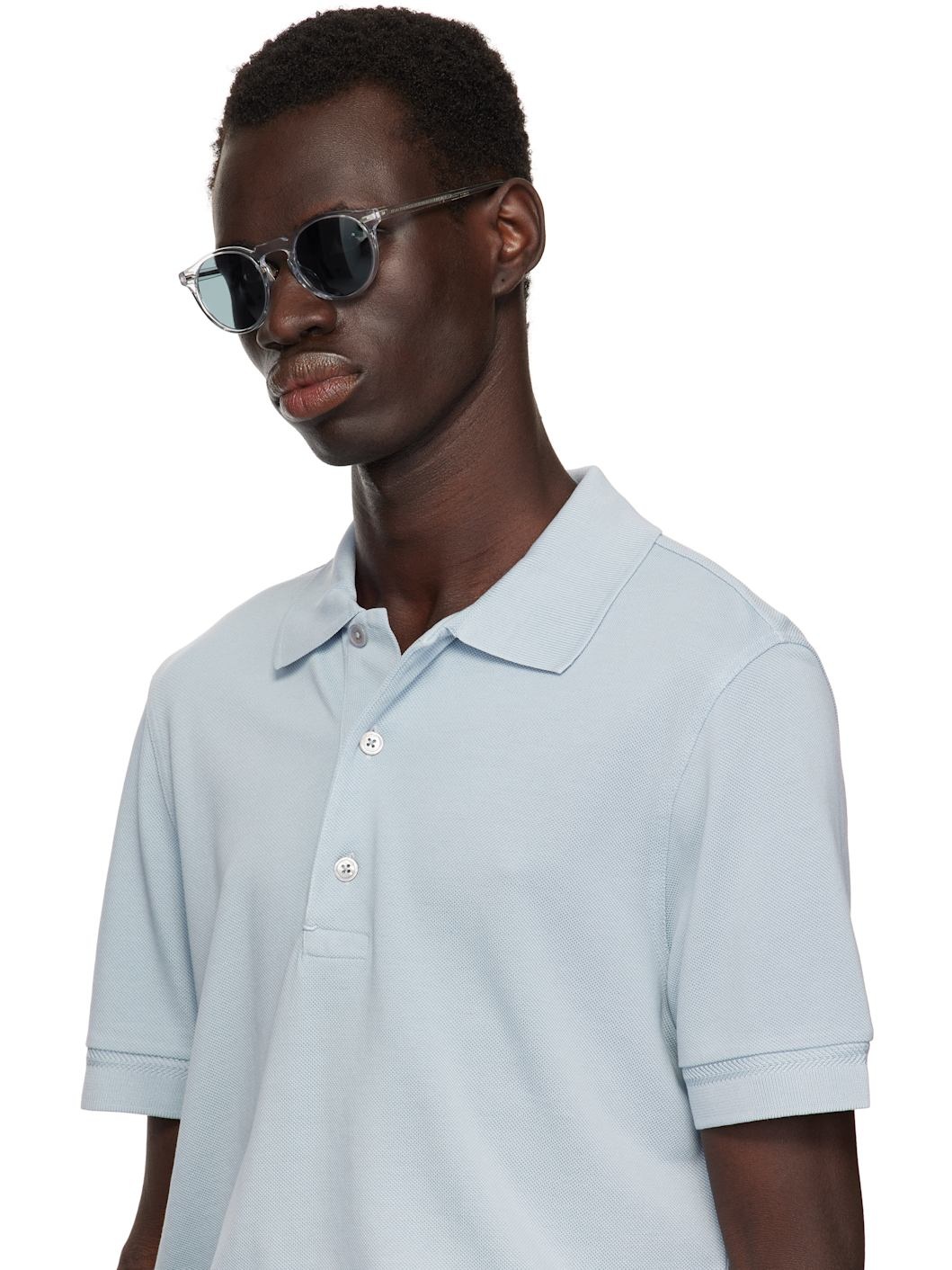 Transparent Gregory Peck Sunglasses - 4