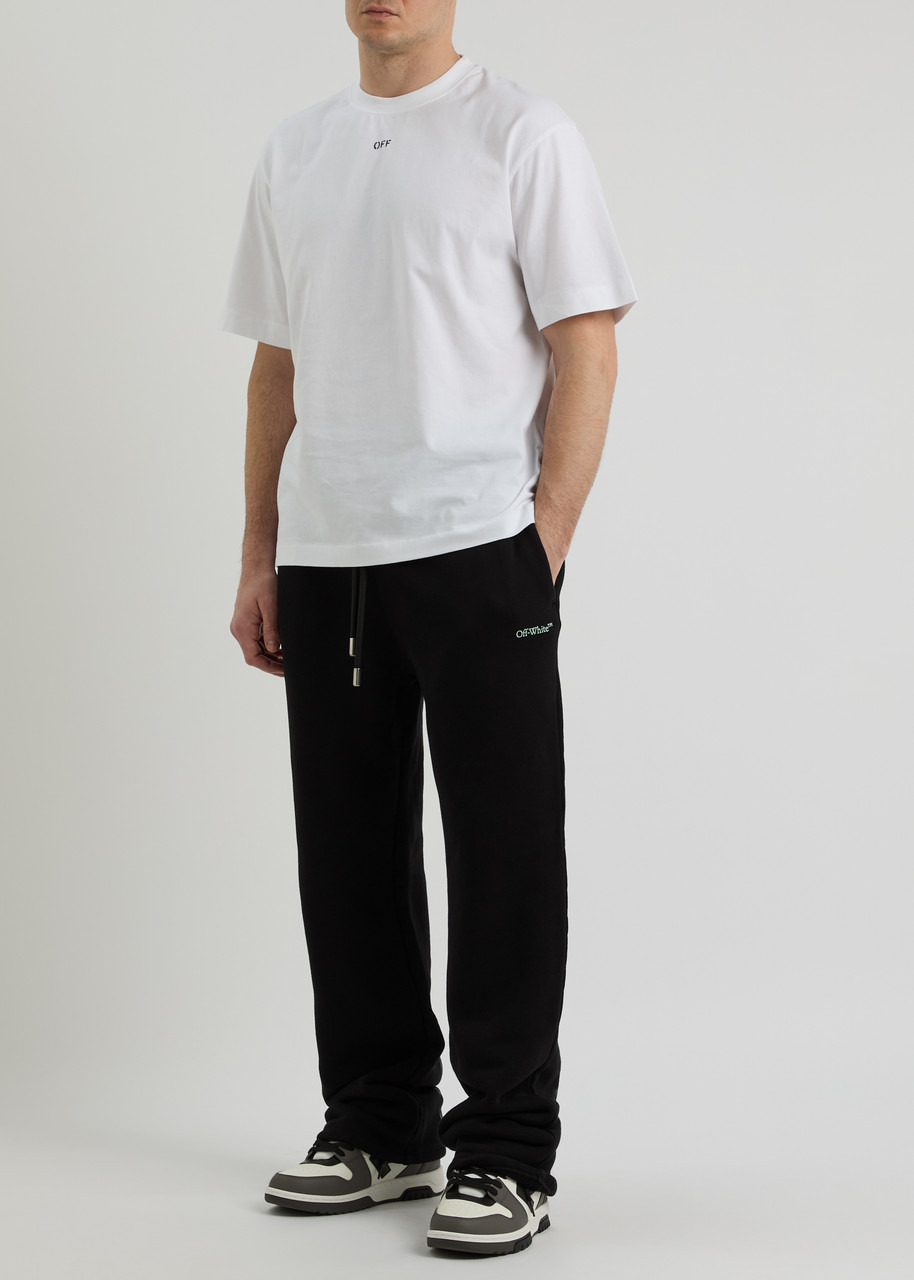 Off-white Arrow Logo Cotton Sweatpants - 4