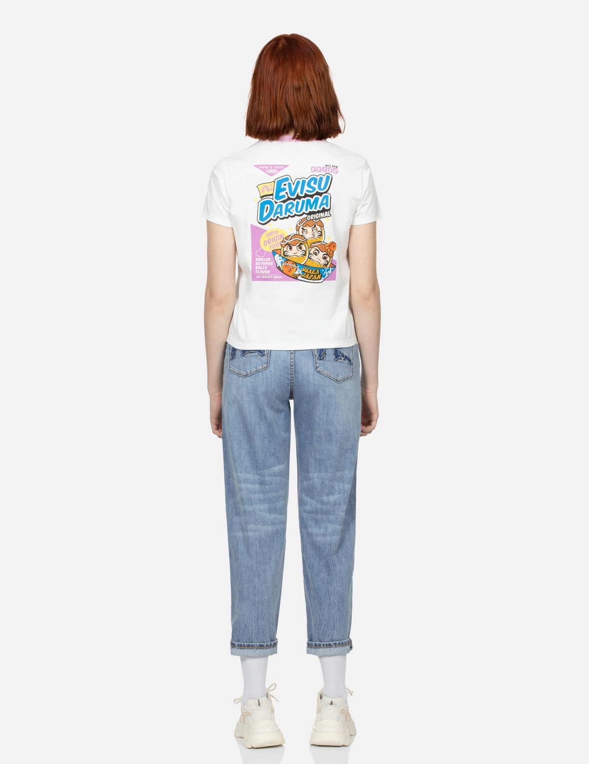 SEAGULL APPLIQUE EMBROIDERY TAPER JEANS - 5