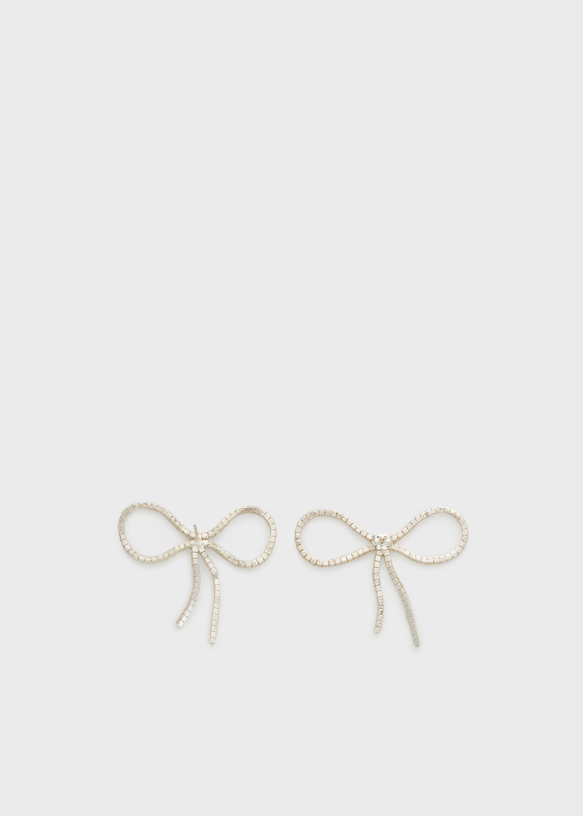 RHINESTONE BOW EARRINGS - 2