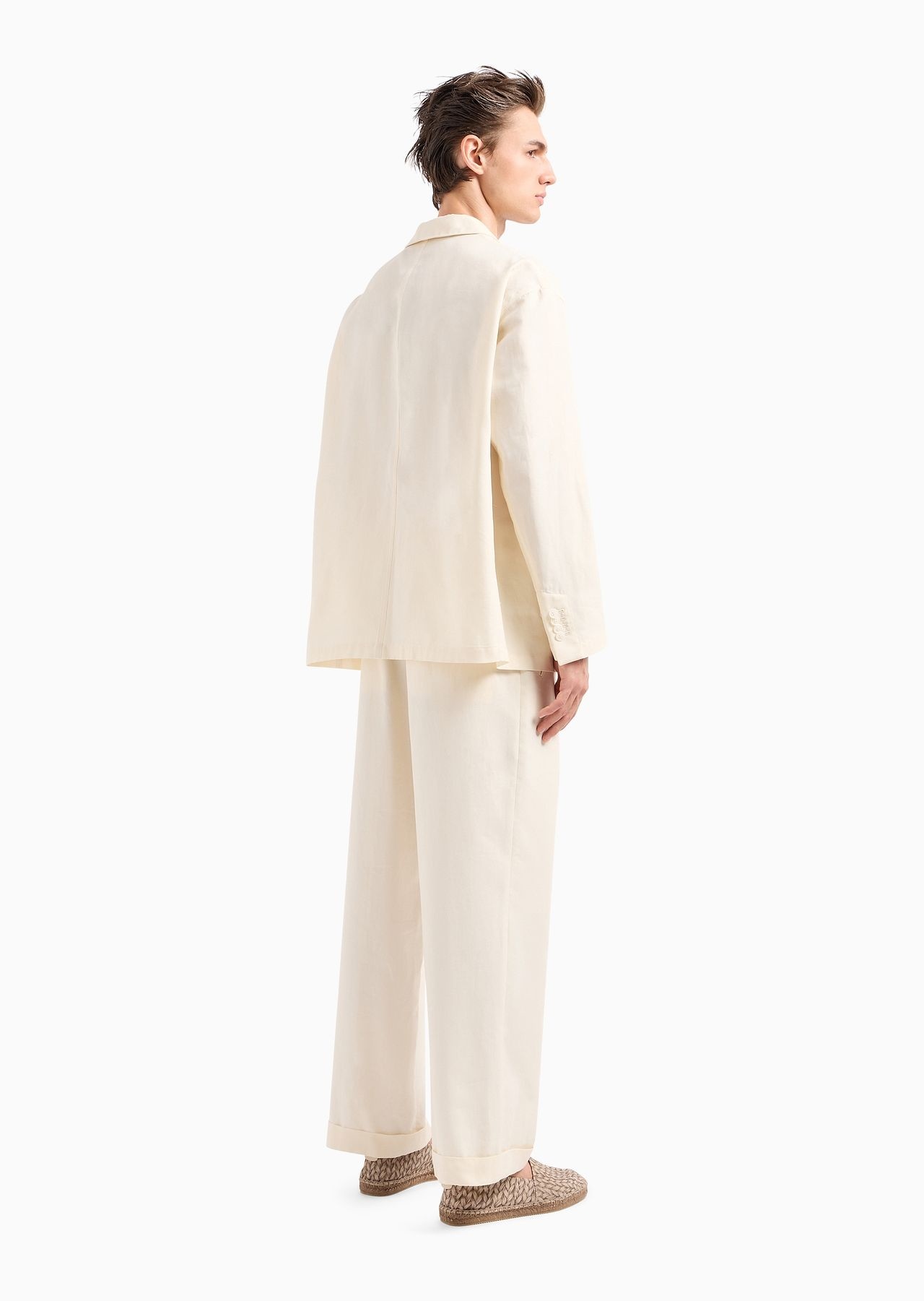 Single-breasted cotton suit - 3