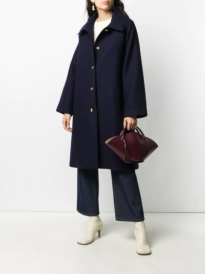 Loewe loose-fit single-breasted coat outlook