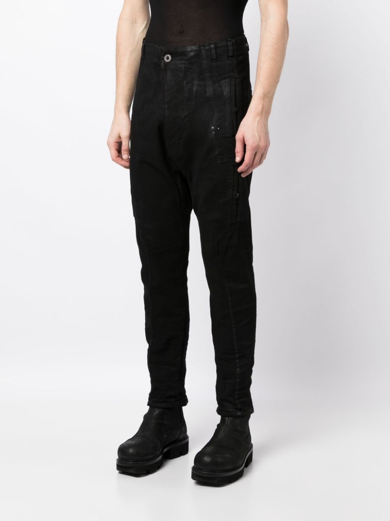 faded slim-cut jeans 3