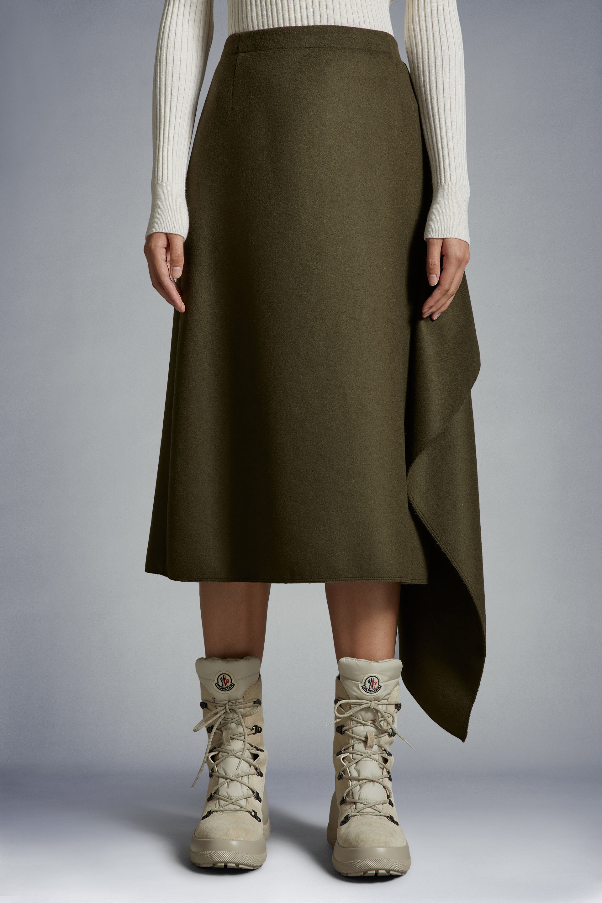 Wool Wrap Skirt - 3