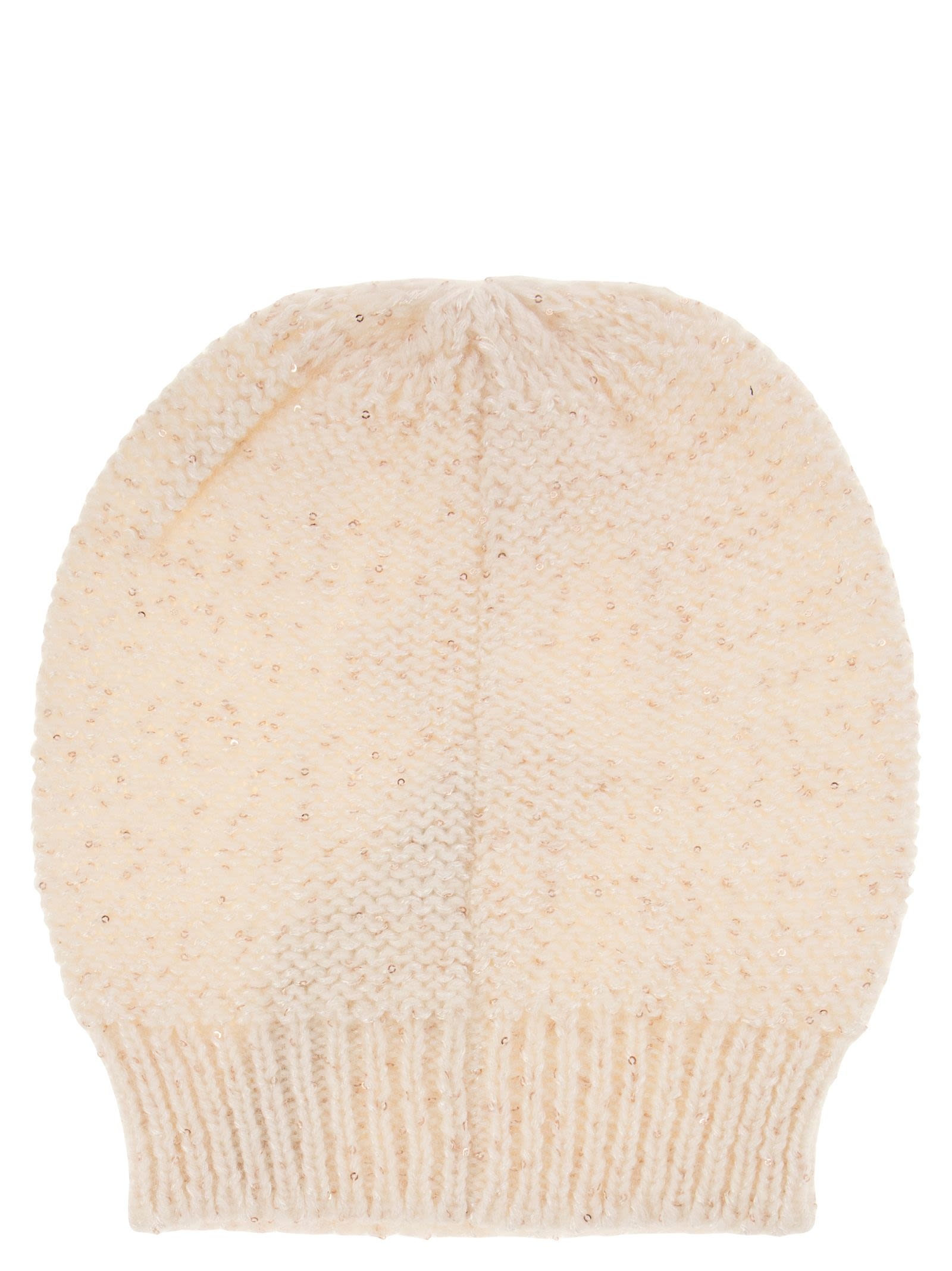 Peserico - Peserico Women Wool, Silk And Cashmere Braided Cap - 2