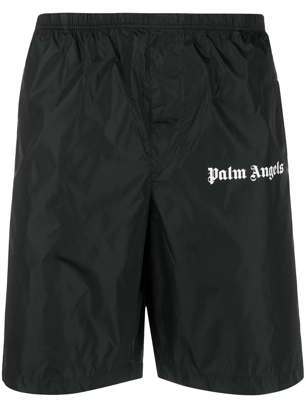 logo-print swim shorts - 1