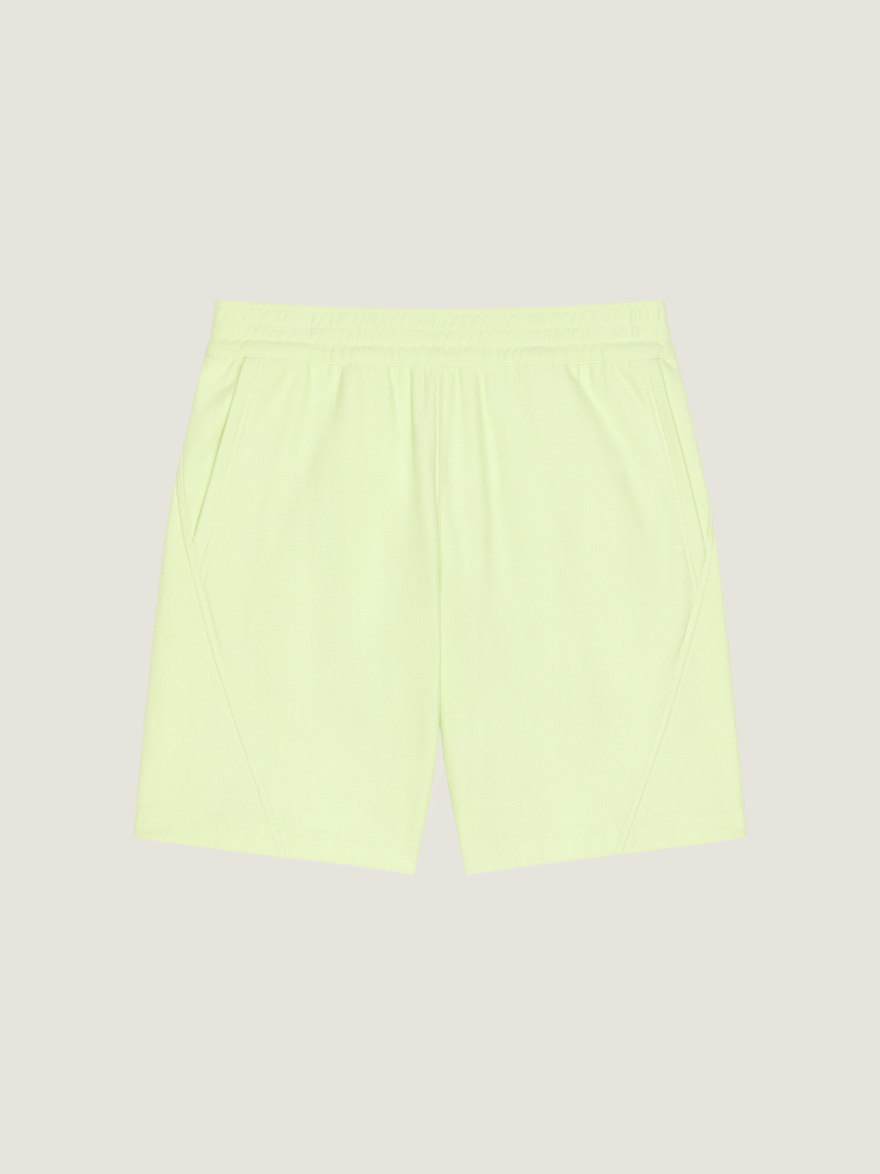 COUTURE SEAM BERMUDA SHORTS IN FLEECE - 1