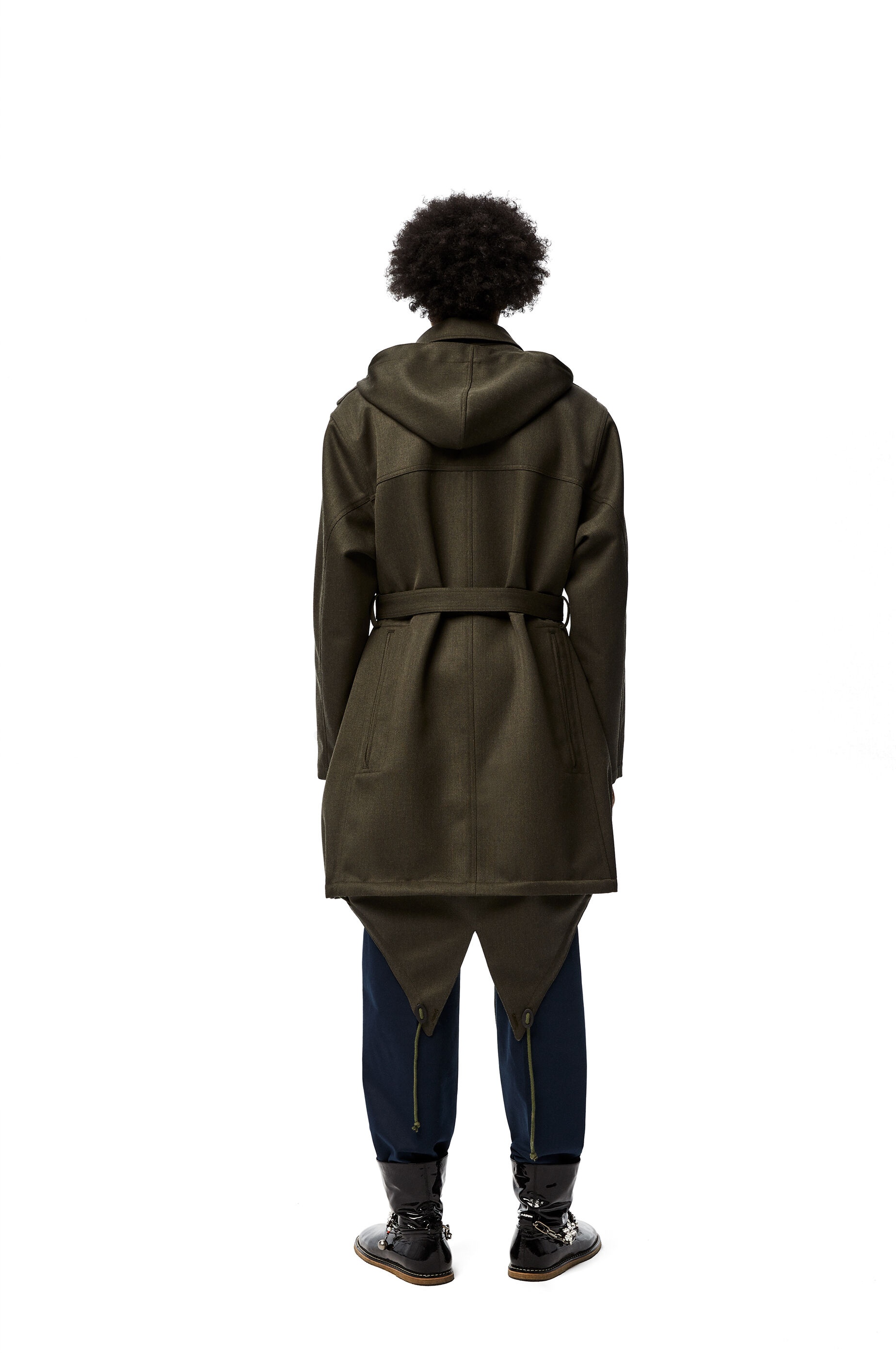 Long parka in wool - 4