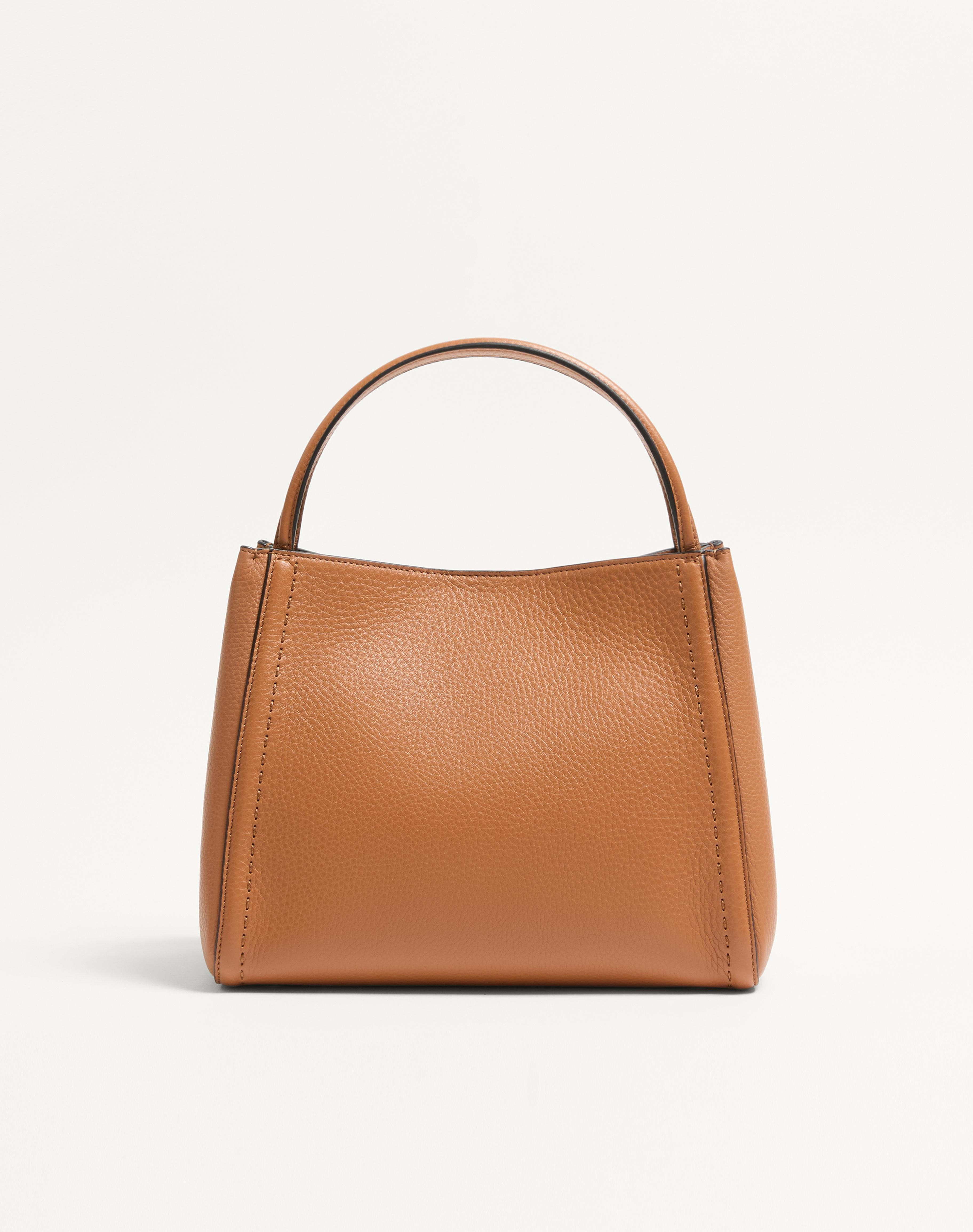 VALENTINO GARAVANI ALLTIME MEDIUM HANDBAG IN GRAINY CALFSKIN - 4