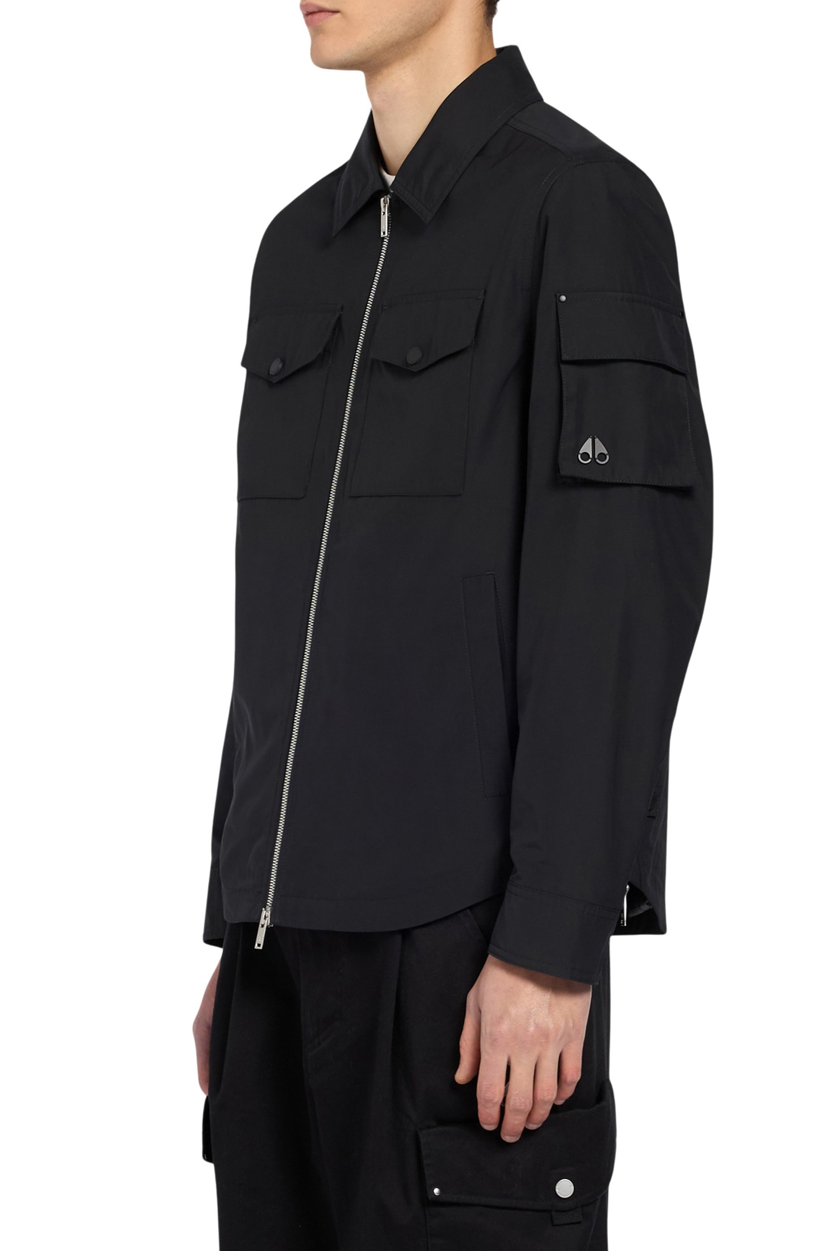 Moose Knuckles Charlesbourg Water Repellent Jacket in Black at Nordstrom - 3