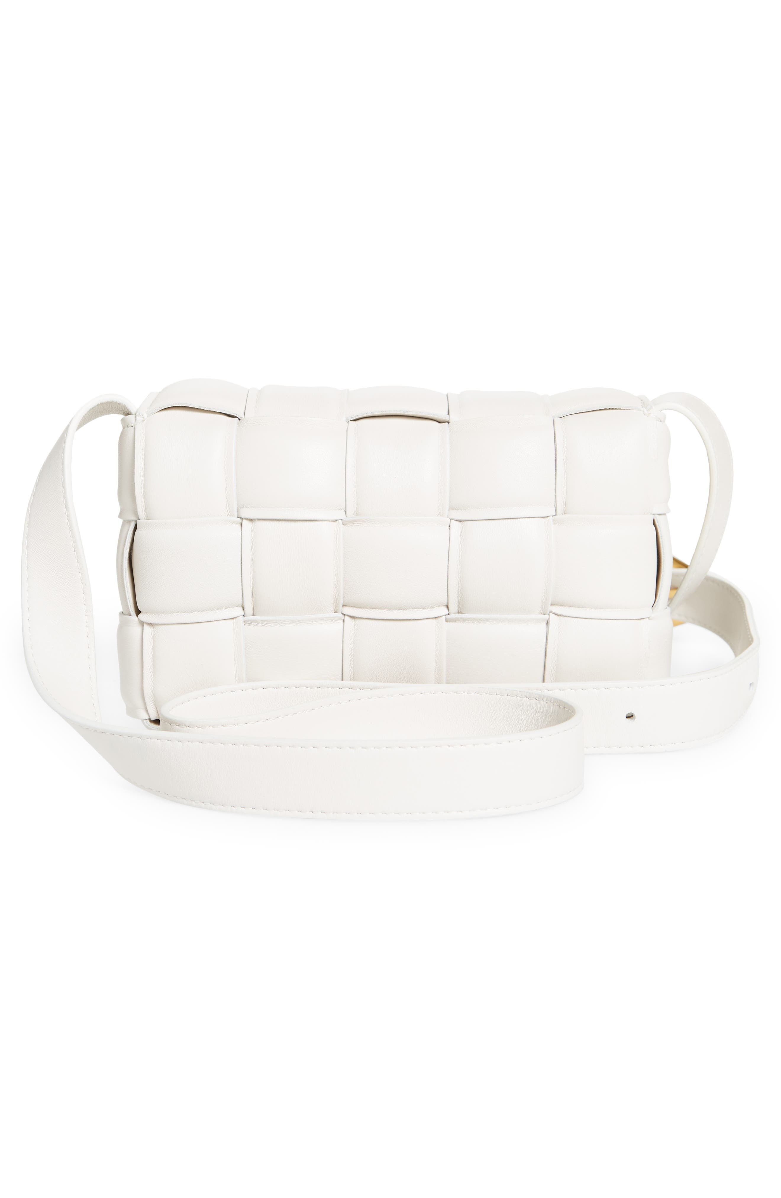 Small Padded Cassette Intrecciato Leather Crossbody Bag - 3
