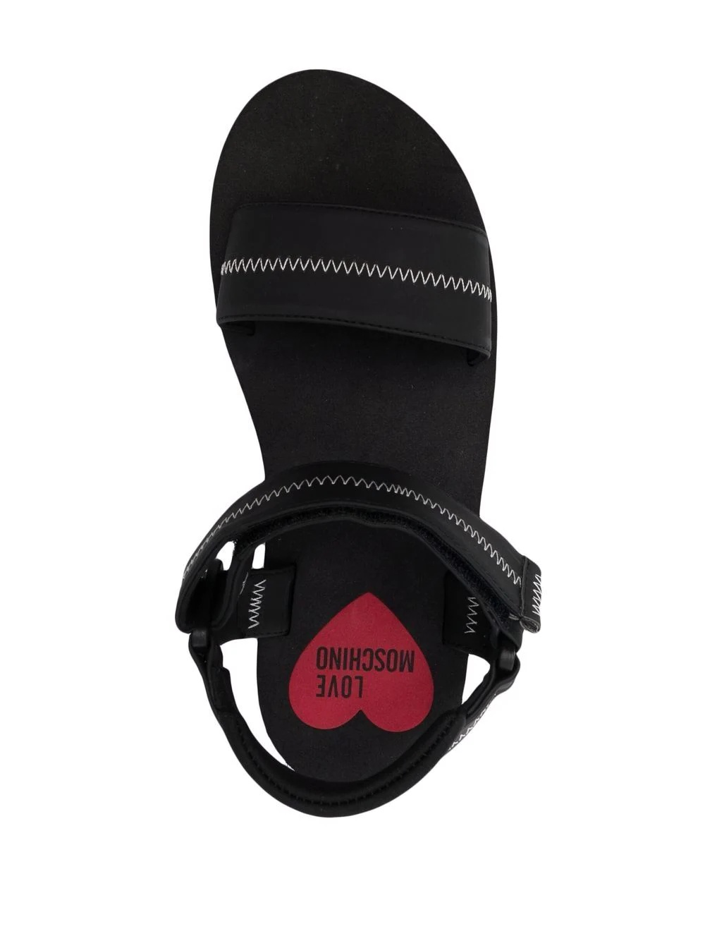 logo open-toe sandals - 4