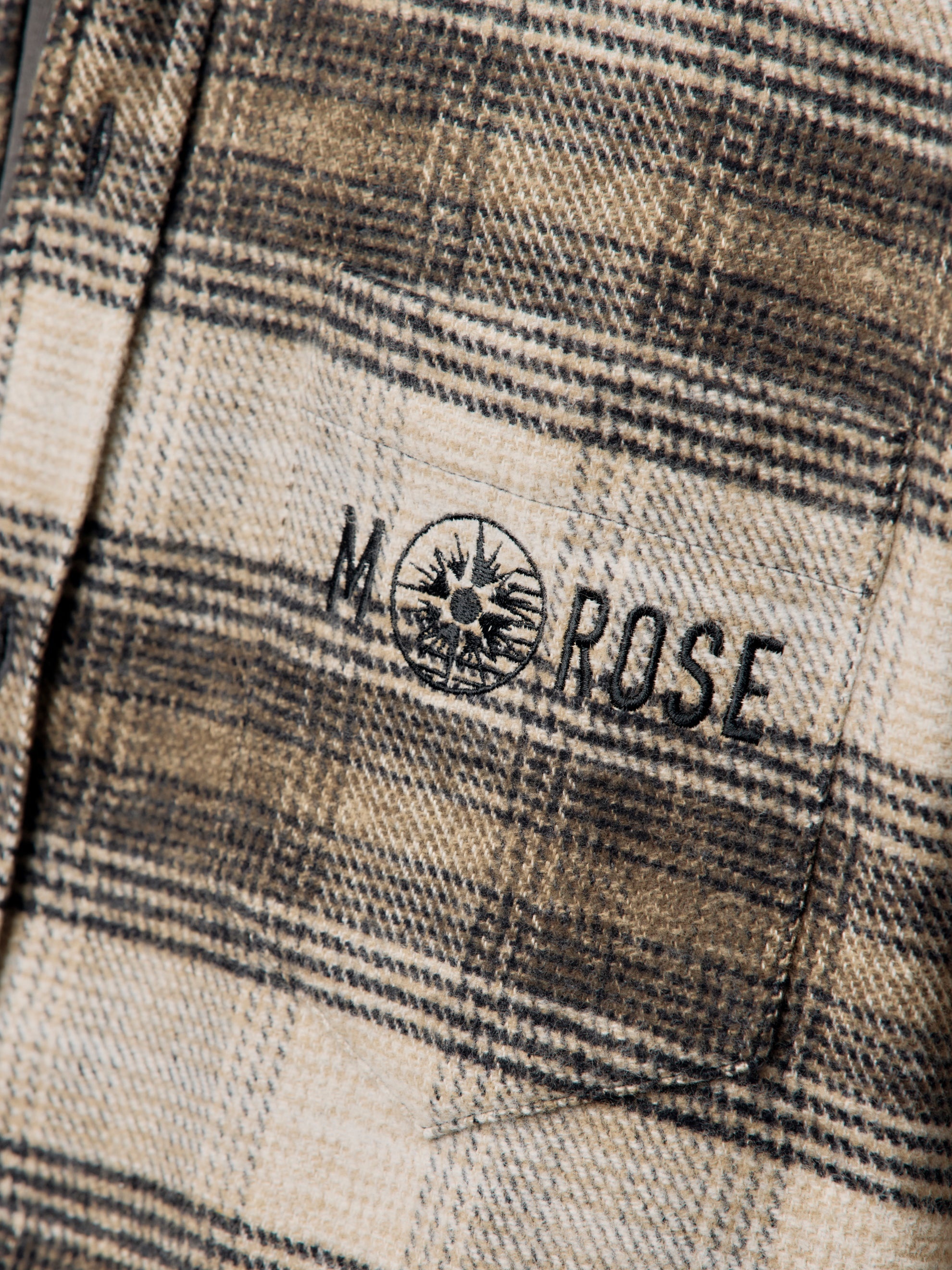 BROWN CHECK L/S OVERSHIRT - 6