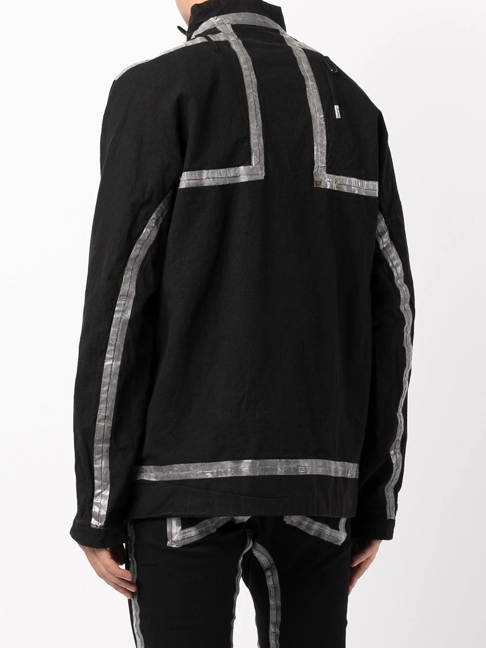 reversible metallic trim zipped jacket - 4