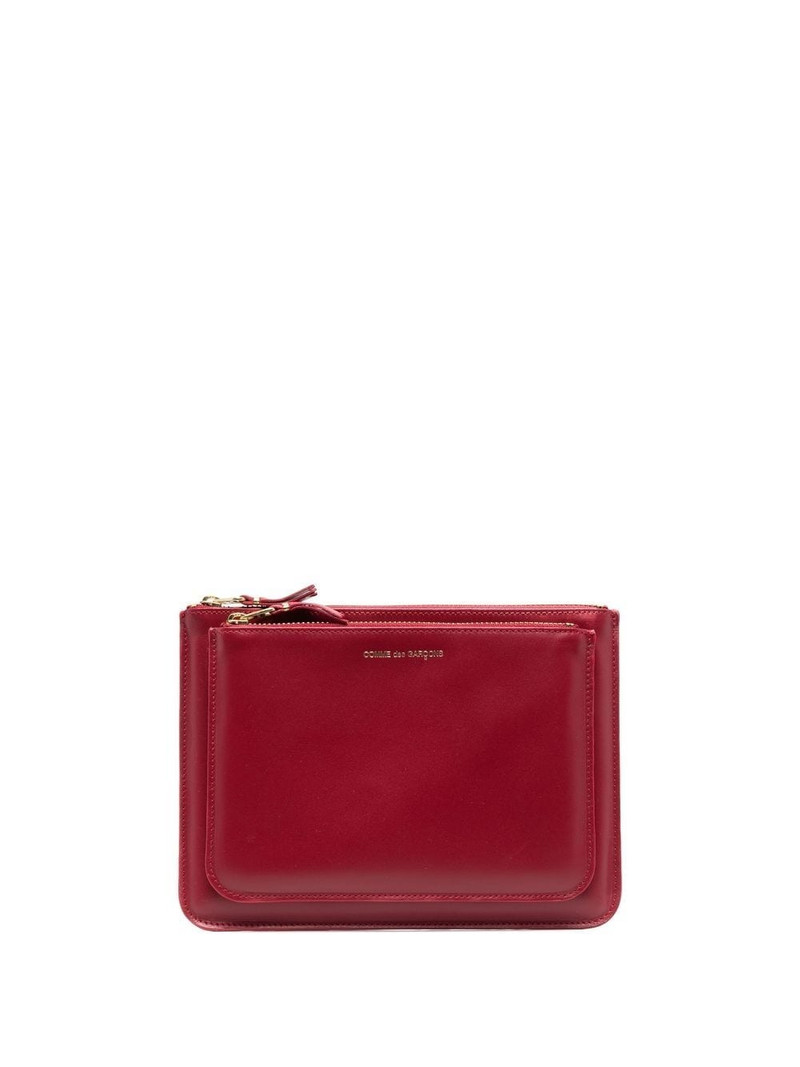 double-zip leather wallet 1