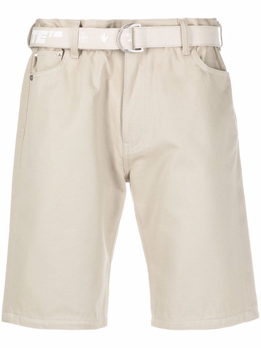 belted Bermuda shorts - 1