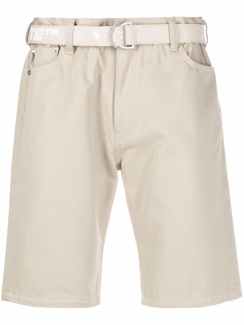 belted Bermuda shorts 1