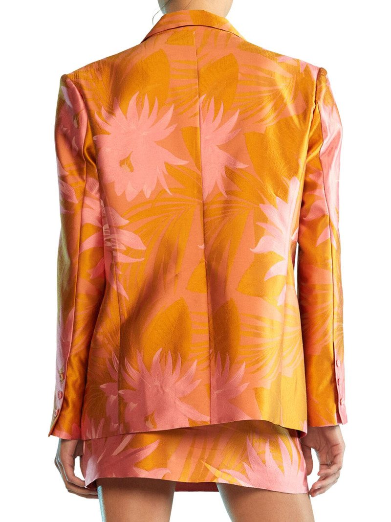 Women's Harper Jacquard Two-Button Blazer - Sorbet 3