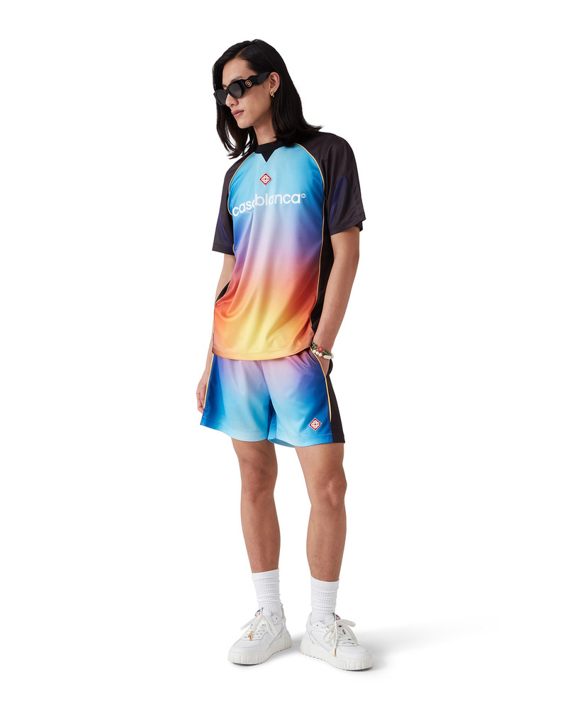 CASABLANCA Gradient Football Shorts | Casablanca Paris outlook
