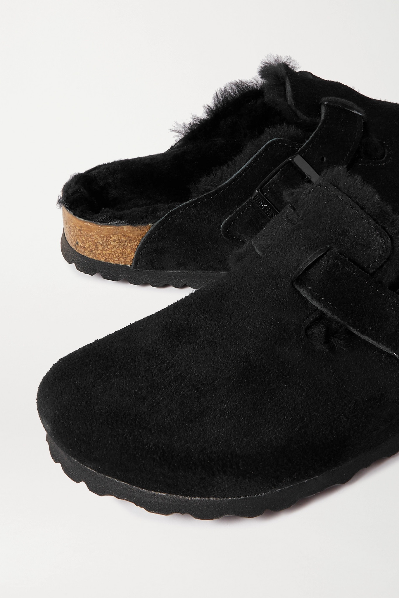 Boston suede clogs - 4