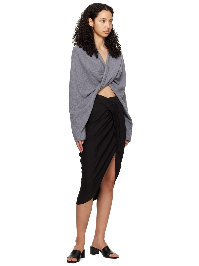 Aeyde Black Lissy Heeled Sandals outlook