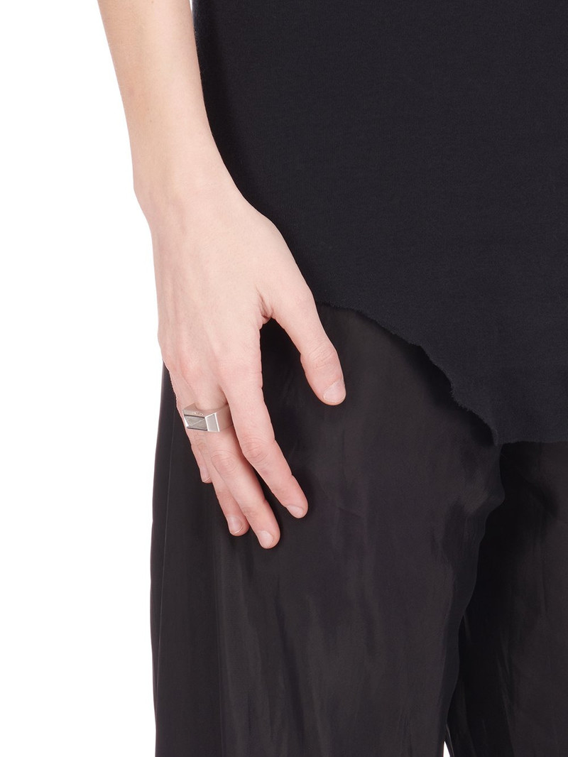 Silver Pyramid Ring 4
