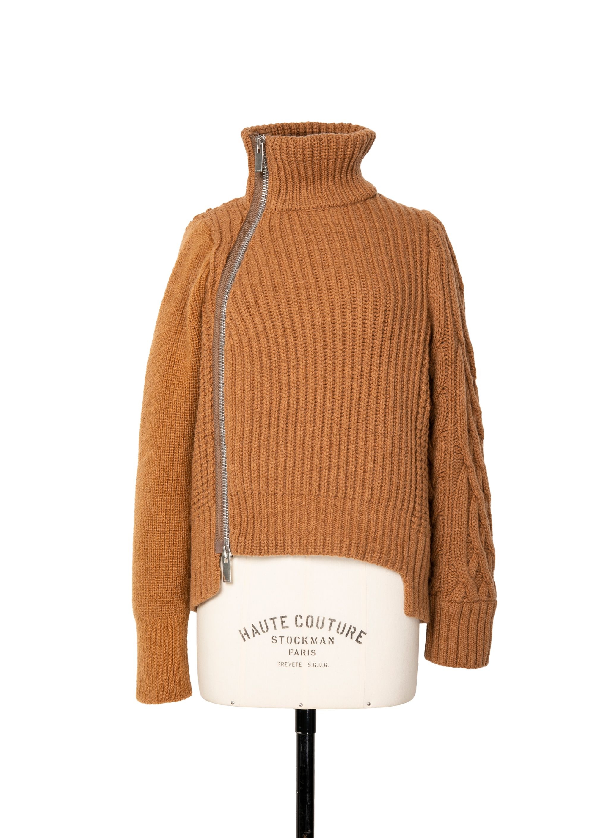 Wool Mohair Knit Blouson - 1