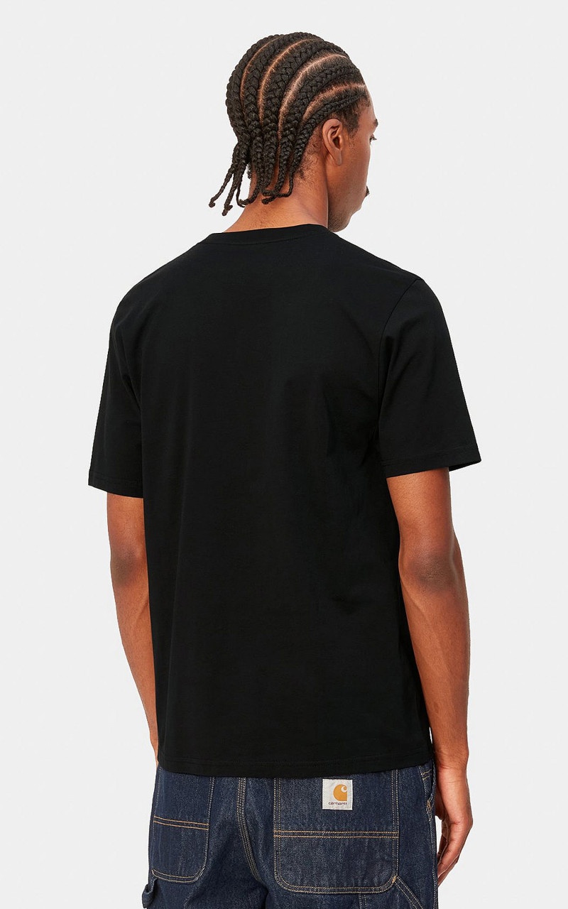 S/S BASE T-SHIRT BLACK/WHITE - 7