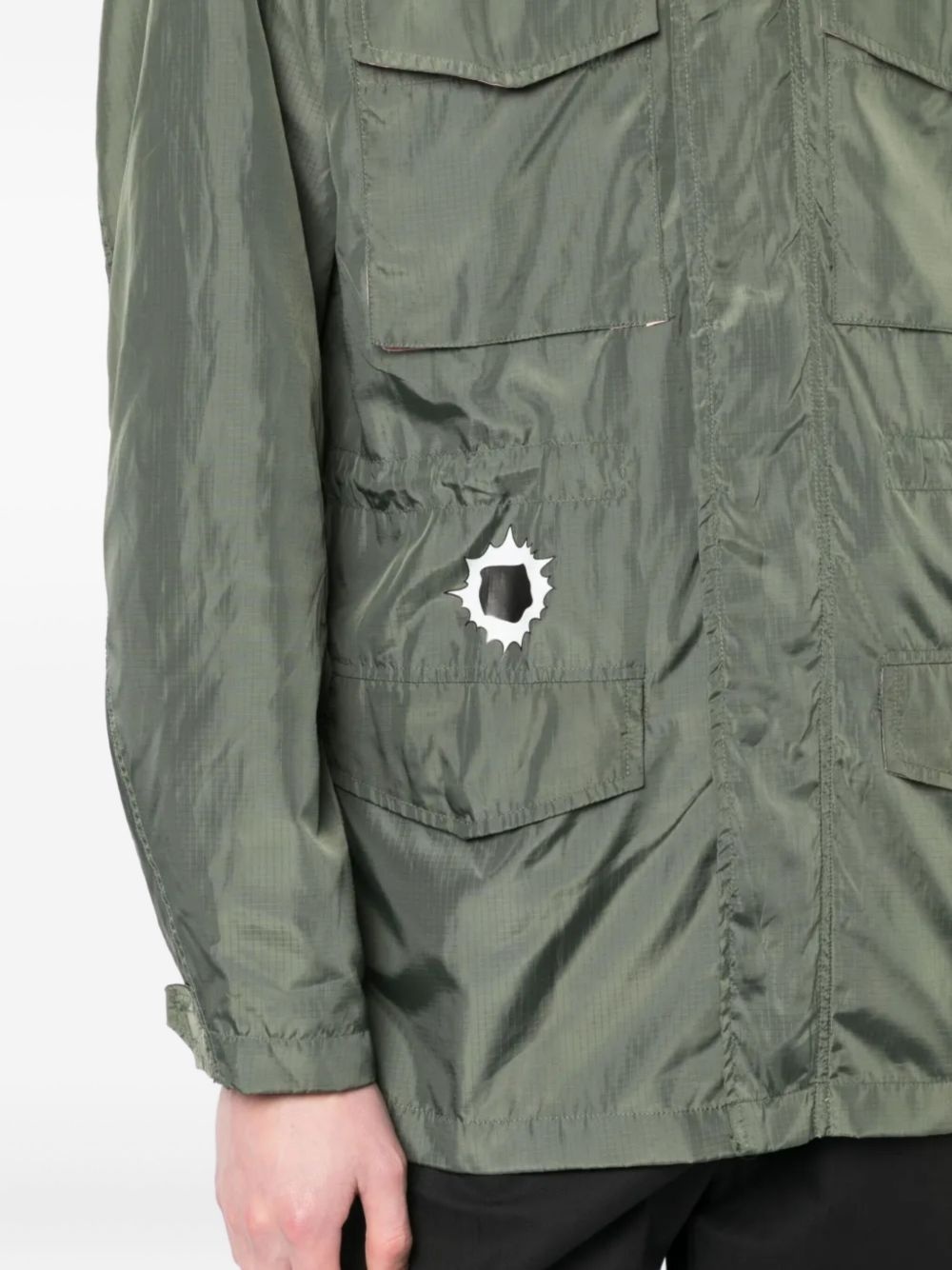 graphic-print hooded jacket - 5